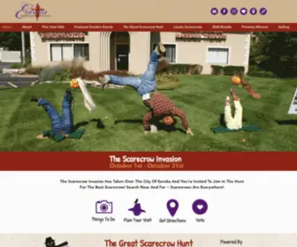 Eurekascarecrowfestival.com(Scarecrow festival) Screenshot