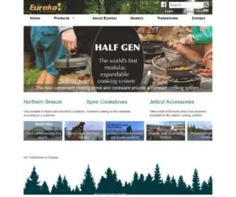 Eurekatentscanada.com(Johnson Outdoors) Screenshot