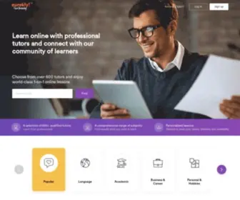 Eurekly.com(Best Online Tutoring) Screenshot