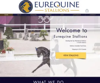 Eurequine.com(Eurequine Stallions) Screenshot