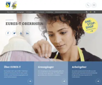 Eures-T-Oberrhein.eu(EURES-T Oberrhein) Screenshot