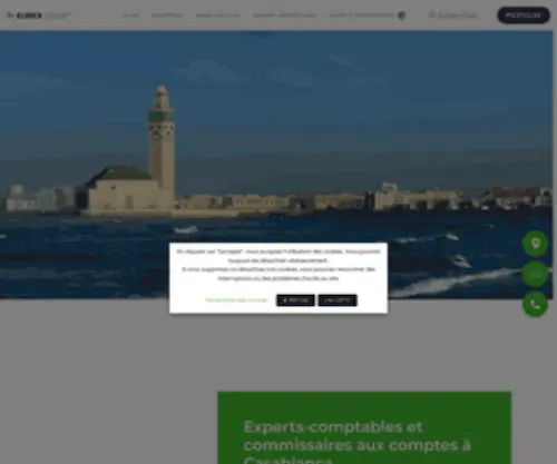 Eurexmaghreb.com(Expert comptable Casablanca) Screenshot