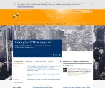 Eurexrepo.com(Eurex Repo) Screenshot