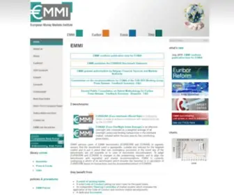 Euribor-EBF.eu(The European Money Markets Institute (EMMI) administers two critical benchmarks Euribor® and Eonia®) Screenshot