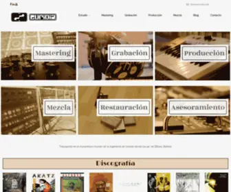 Euridia.net(Estudio de mastering) Screenshot