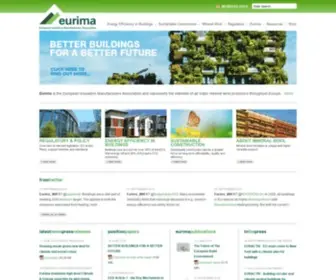 Eurima.org(European insulation Manufacturers Association) Screenshot