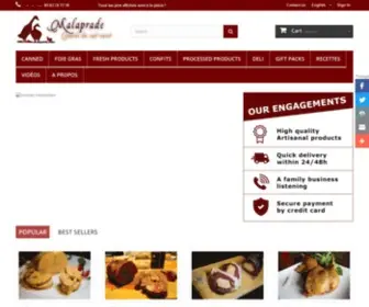 Eurlmalaprade.fr(Foie gras et canard gras traditionnel du Tarn (81)) Screenshot