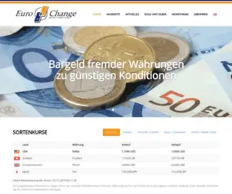 Euro-Change.de(Euro Change Wechselstuben AG) Screenshot