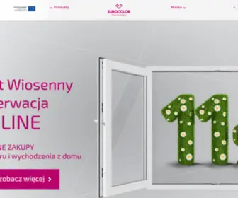 Euro-Color.com.pl(Producent okien i drzwi pcv) Screenshot