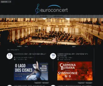 Euro-Concerts.com(Euro Concerts) Screenshot