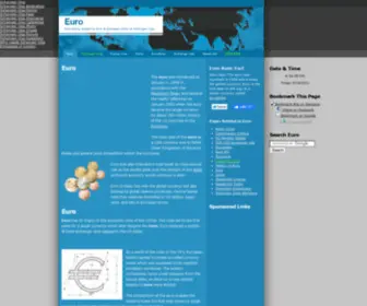 Euro-Dollar-Currency.com(Euro) Screenshot