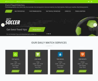 Euro-Fixedmatches.com(Euro Fixed Matches) Screenshot