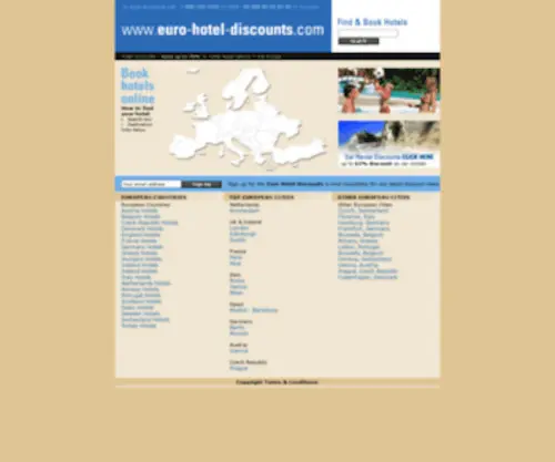Euro-Hotel-Discounts.com(Hotel Discounts) Screenshot