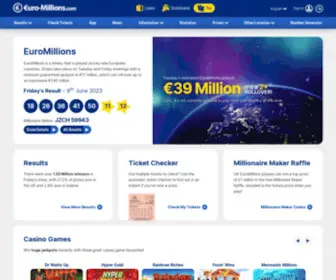 Euro-Millions.com Screenshot