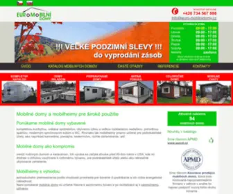 Euro-Mobilnedomy.sk(Kvalitné mobilné domy) Screenshot