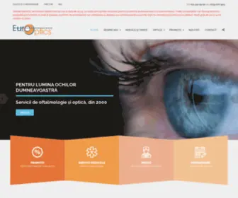 Euro-Optics.ro(Servicii de oftalmologie) Screenshot