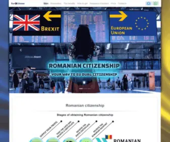 Euro-Pass.co.uk(Romanian citizenship) Screenshot