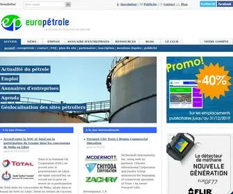 Euro-Petrole.com(EuropÃ©trole) Screenshot
