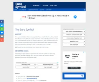 Euro-SYmbol.com(Euro SYmbol) Screenshot