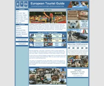 Euro-T-Guide.com(European Tourist Guide) Screenshot