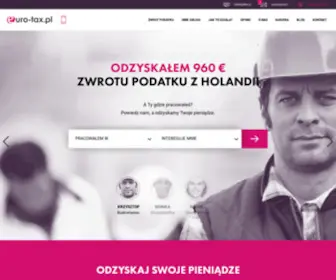 Euro-TAX.com(Zwrot podatku z zagranicy) Screenshot