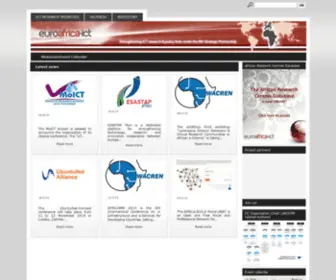 Euroafrica-ICT.org(Project website) Screenshot