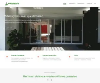 Euroamerica.com.do(Euroamerica Vidrios y Ventanas) Screenshot