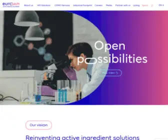 Euroapi.com(Active Solutions for Health) Screenshot