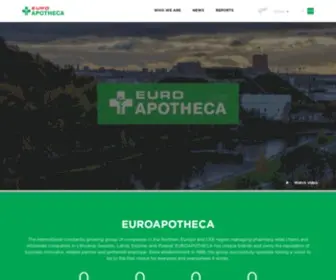 Euroapotheca.lt(Euroapotheca, UAB | Šiaurės Europos vaistinių tinklas) Screenshot