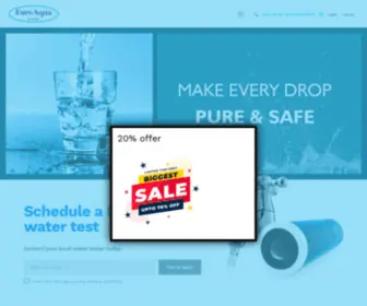 Euroaquasystems.com(Water Filter Systems) Screenshot