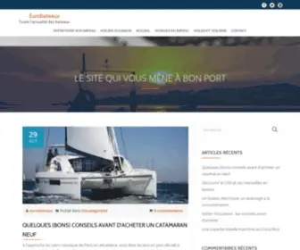 Eurobateaux.com(Toute l'actualité des bateaux) Screenshot