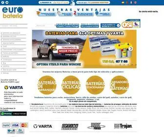 Eurobateria.es(Tienda online Baterias para coches) Screenshot