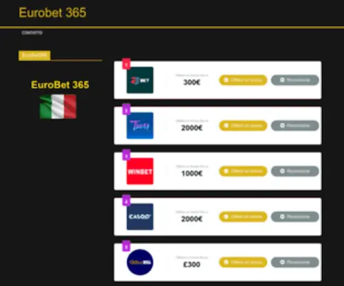 Eurobet365.it(Eurobet 365) Screenshot