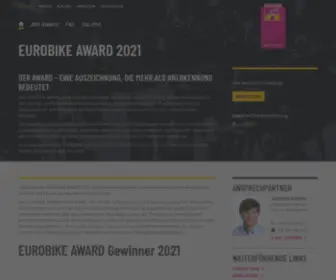 Eurobike-Award.de(EUROBIKE AWARD) Screenshot