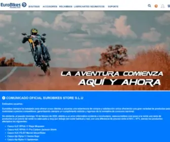 Eurobikes.com(Tienda de accesorios) Screenshot