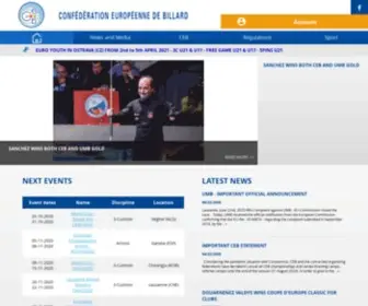 Eurobillard.org(Confédération) Screenshot