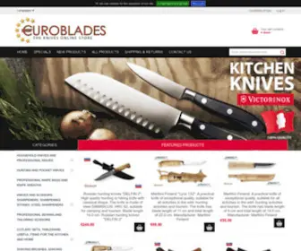 Euroblades.eu(Kitchen and hunting knives online store in Europe) Screenshot