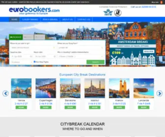 Eurobookers.com(Cheap European city breaks) Screenshot