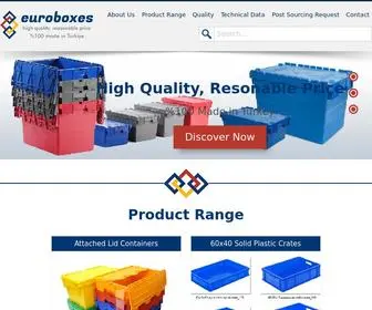 Euroboxes.net(Euroboxes Plastic Storage Container Manufacturer Turkish Supplier) Screenshot