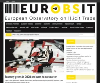 Eurobsit.eu(Your news portal for all topics related to illegal trade and organised crime) Screenshot