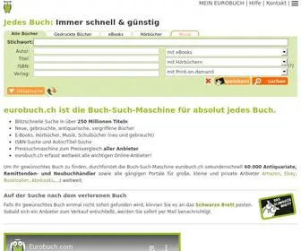 Eurobuch.ch(Bücher aller Antiquariate günstig kaufen) Screenshot