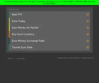 Eurobux-Today.com(The Leading Euro Bux Today Site on the Net) Screenshot