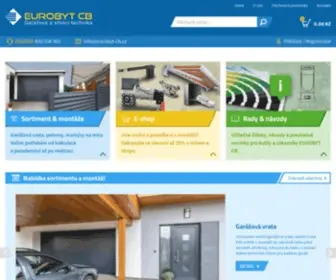 Eurobyt-CB.cz(EUROBYT CB: garážová a stínicí technika) Screenshot