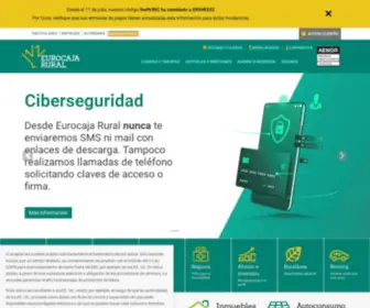 Eurocajarural.es(Portal Web oficial de Eurocaja Rural. Accede a productos y servicios financieros) Screenshot