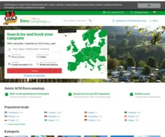 Eurocampings.pl(ACSI Eurocampings) Screenshot