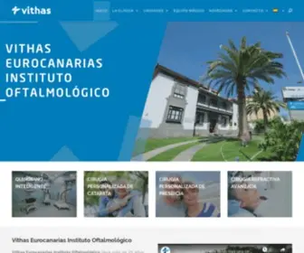 Eurocanariasoftalmologica.com(Vithas Eurocanarias Instituto Oftalmológico) Screenshot