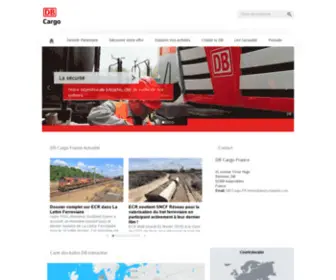 Eurocargorail.com(DB Cargo France) Screenshot