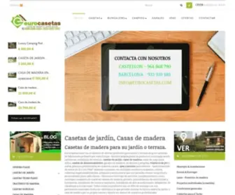 Eurocasetas.com(Casetas de jardín y Casas de madera) Screenshot
