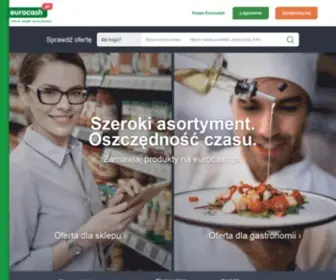 Eurocash.pl(Grupa Eurocash jest na rynku polskim liderem w hurtowej dystrybucji produktów FMCG) Screenshot