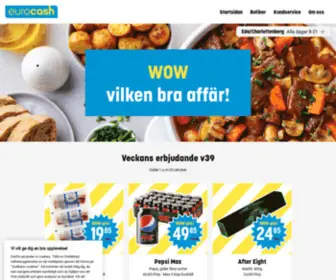 Eurocash.se(Enkelt att handla god mat till lägsta pris) Screenshot